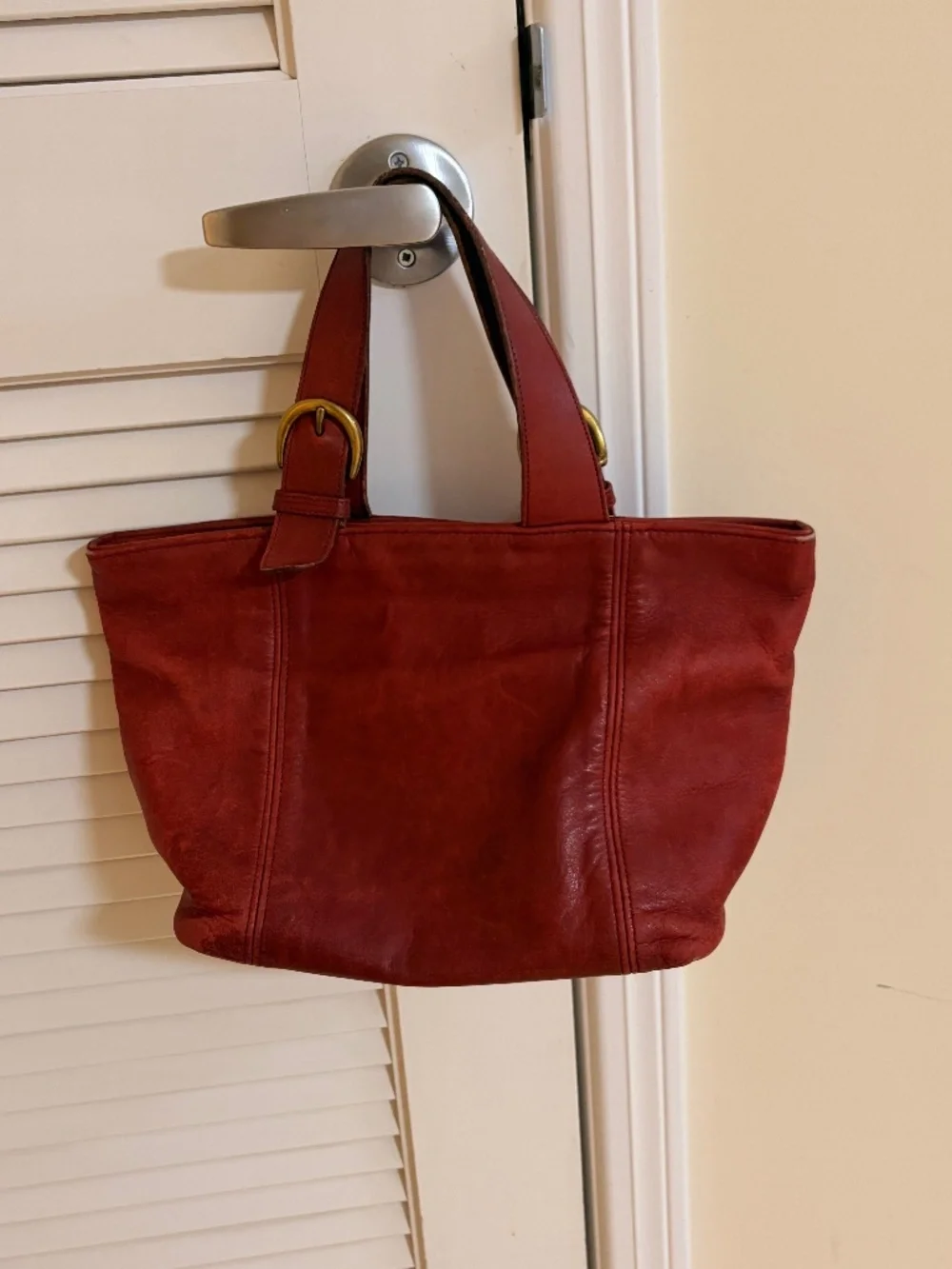 Vintage coach Waverly bag - red